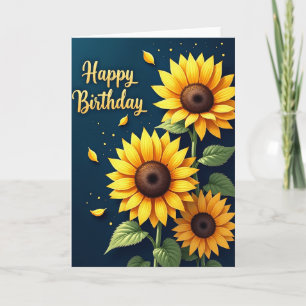 Bright Sunny Bloom Card