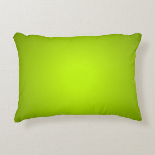 Bright Sunny Green Chartreuse Cheerful Comfy Decorative Cushion