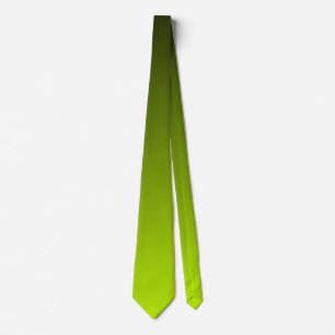 Bright Sunny Green Cheerful Gradient Hues Tie