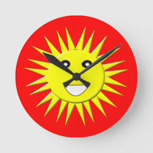 Bright Sunshine Wall Clock