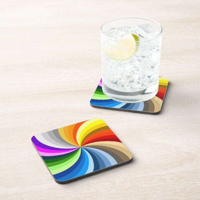 Bright swirl coaster (Right Side)