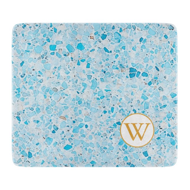Bright Terrazzo Stone Cutting Board (Front)
