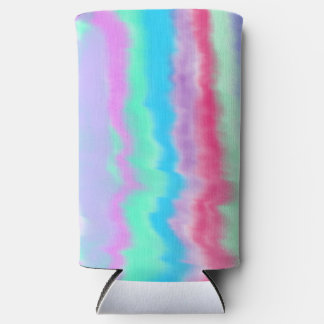 Bright Tie dye  Seltzer Can Cooler