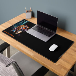 Bright Tiger Dark Forest Desk Mat