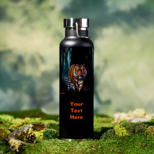 Bright Tiger Dark Forest Water Bottle