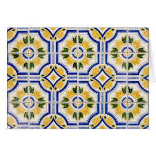 Bright tile pattern, Portugal