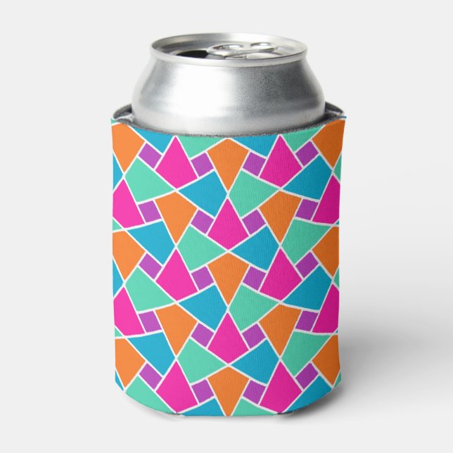 Bright Traditional Islamic Pattern Can Cooler (Can Front)