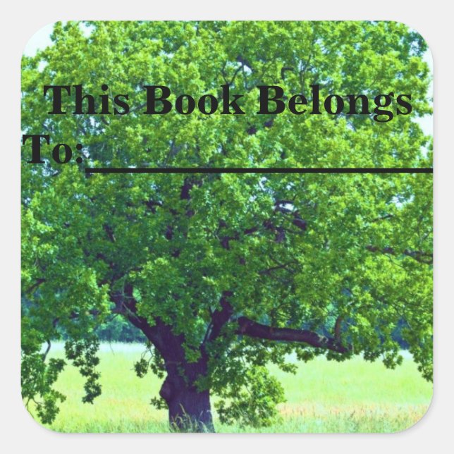 Bright Tree Book Label (Front)