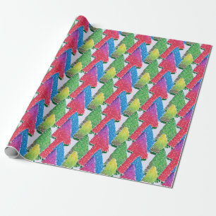 Bright Tree Wrapping Paper