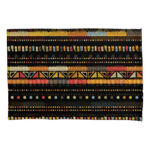 Bright Tribal Stripes Handmade Pattern Pillowcase