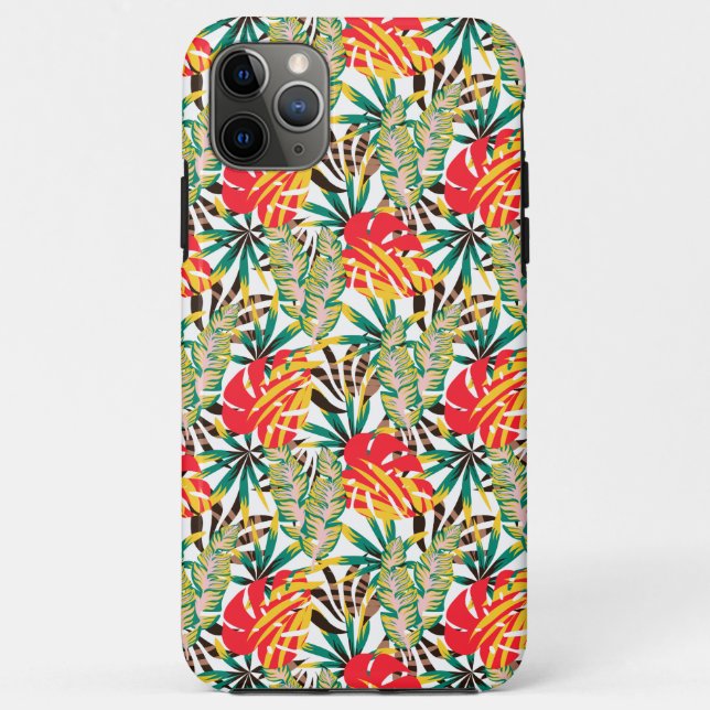 Bright Tropical Pattern Case-Mate iPhone Case (Back)