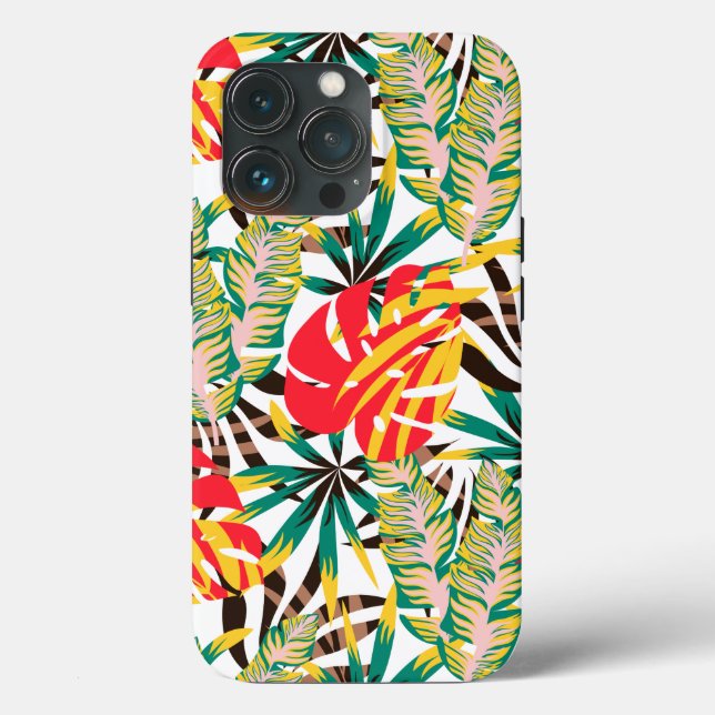 Bright Tropical Pattern Case-Mate iPhone Case (Back)