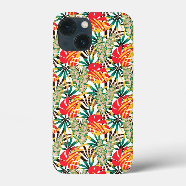Bright Tropical Pattern Case-Mate iPhone Case (Back)