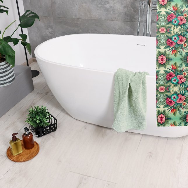 Bright Tropics Shower Curtain (Creator Uploaded)