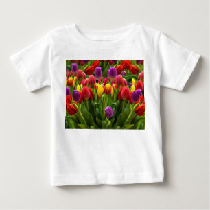 Bright Tulips Baby T-Shirt
