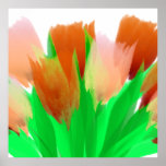 Bright Tulips Watercolor Poster<br><div class="desc">Bright Tulips Watercolor</div>