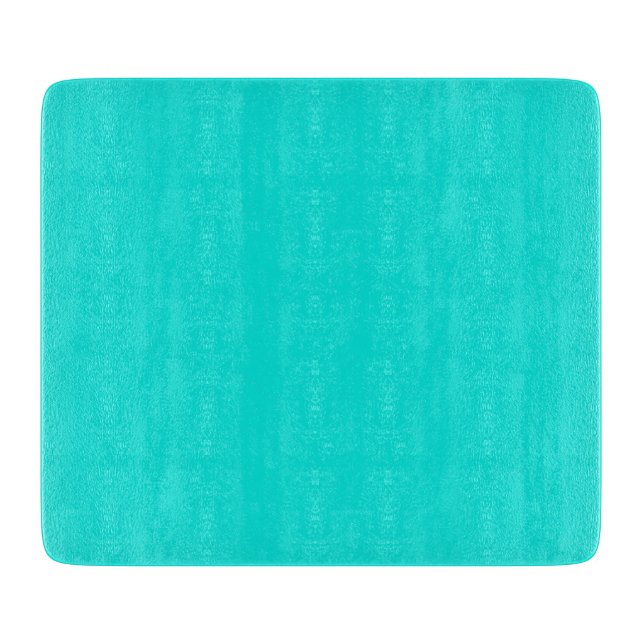 Bright Turquoise Solid Colour Cutting Board (Front)