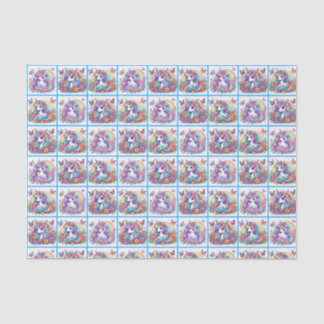 Bright Unicorn Tissue Paper