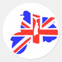 Bright Union Jack Scooter