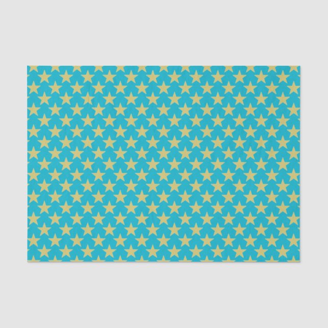 Bright Unisex Star Pattern Tissue Paper (Front)