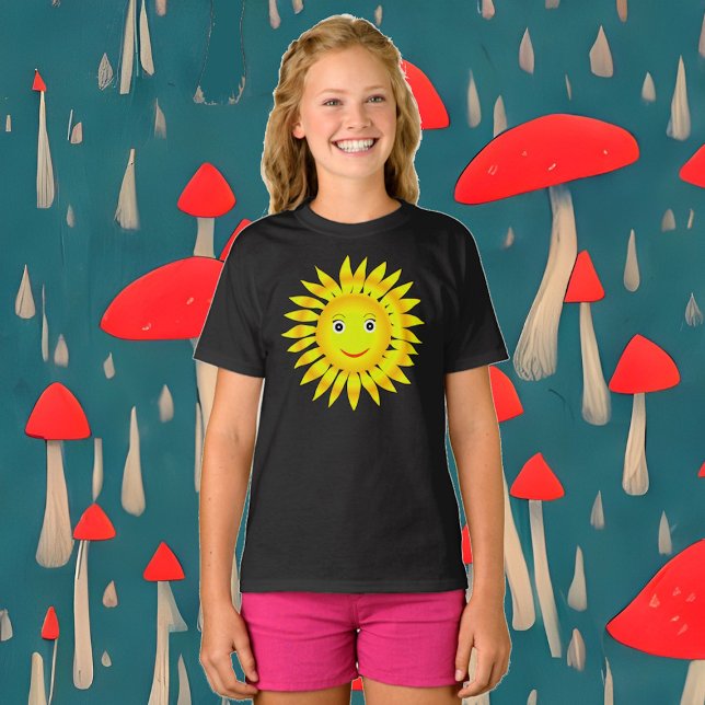Bright Vibrant Sunshine Summer T Shirt for Kids (Bright Vibrant Sunshine Summer T Shirt for Kids)