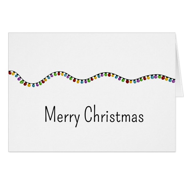 Bright Vintage Christmas Lights  (Front Horizontal)