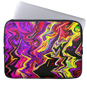 Bright Vivid Radiance Pattern Laptop Sleeve