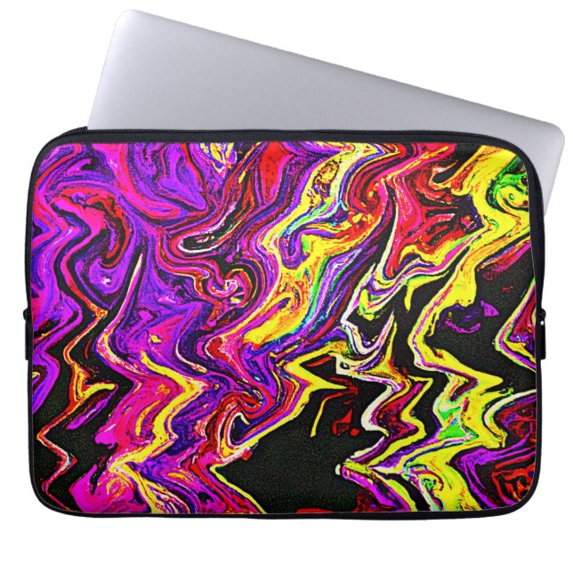 Bright Vivid Radiance Pattern Laptop Sleeve (Front)