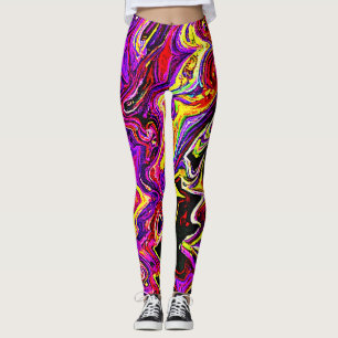 Bright Vivid Radiance Pattern Leggings