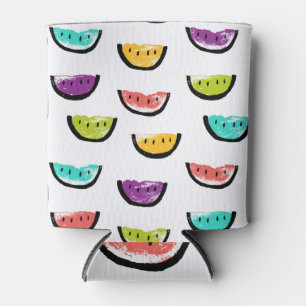 Bright watermelons: colourful seamless pattern. can cooler
