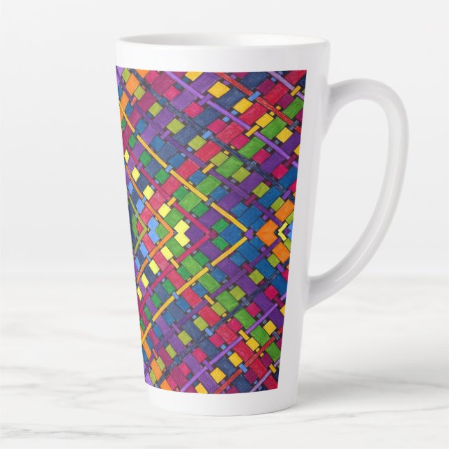 Bright Weave Latte Mug (Right)