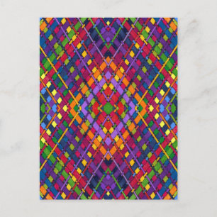 Bright Weave Postcard