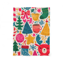 Bright & Whimsical Christmas Doodle Pattern