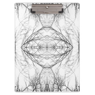 Bright White Sky And Tree Branches Clipboard
