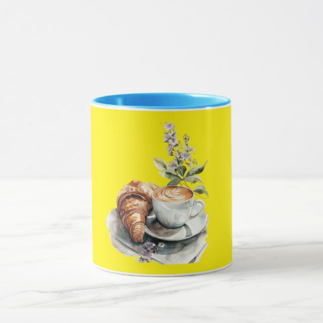 Bright Yellow Coffee Mug  (Center)