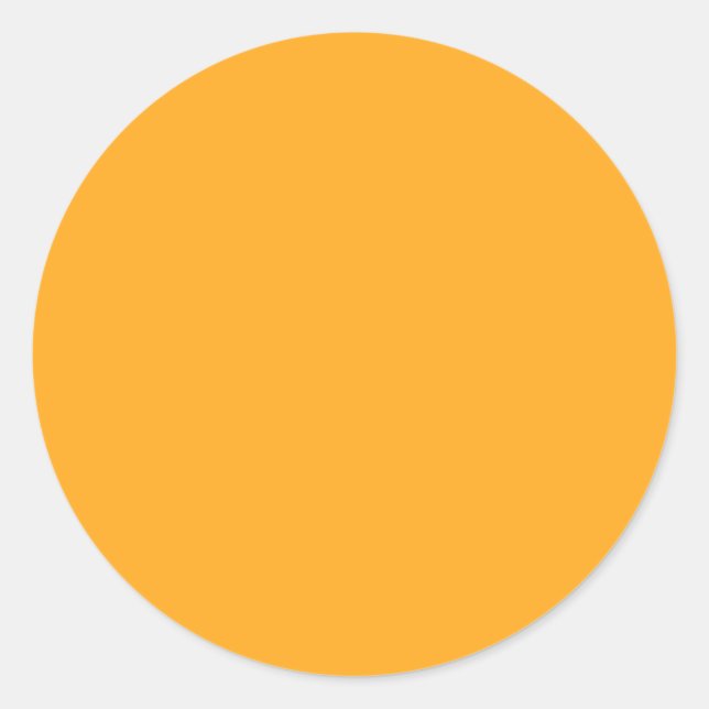  Bright yellow (Crayola) (solid colour)  Classic Round Sticker (Front)
