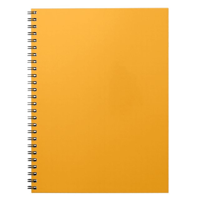  Bright yellow (Crayola) (solid colour)  Notebook (Front)