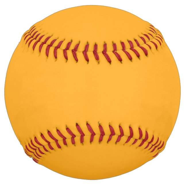  Bright yellow (Crayola) (solid colour)  Softball (Front)