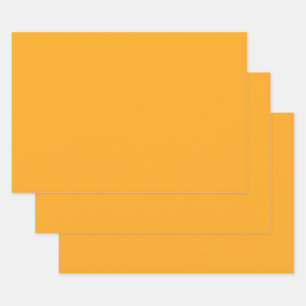 Bright yellow (Crayola) (solid colour) Wrapping Paper Sheet