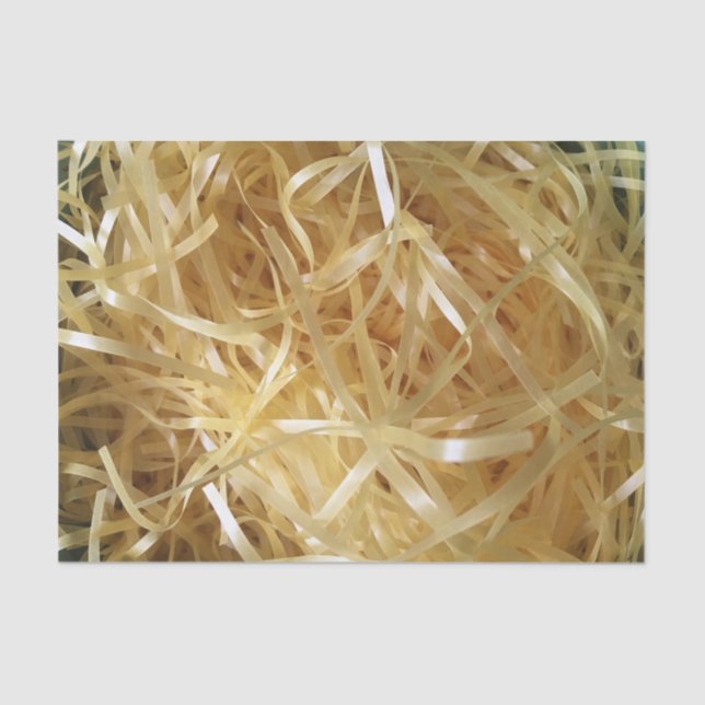 Bright Yellow Cute Easter Grass Tissue Paper (Front)