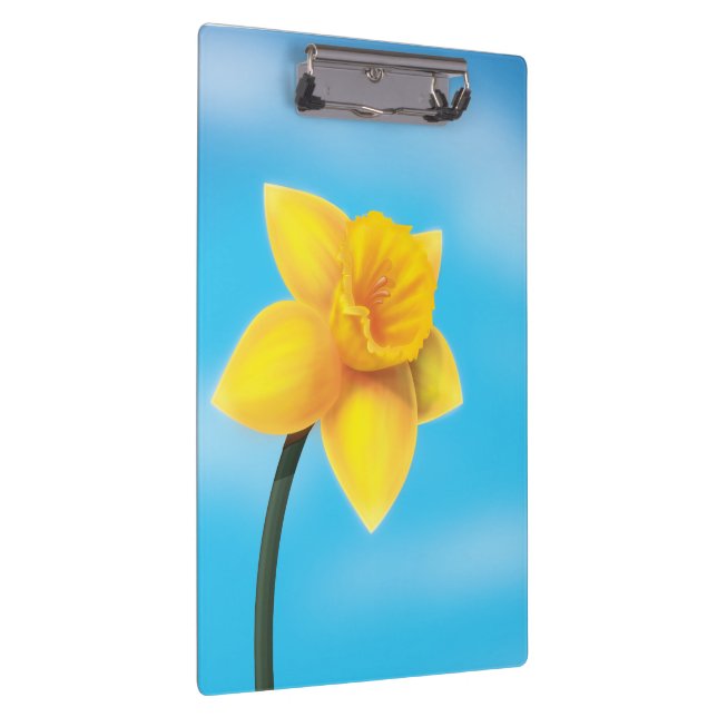 Bright Yellow Daffodil Clipboard (Right)
