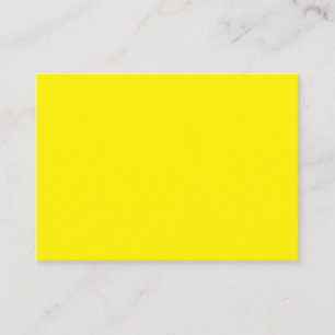  Bright Yellow #FFF3000, Banana Yellow Enclosure Card