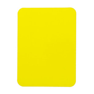 Bright Yellow #FFF3000, Banana Yellow Magnet