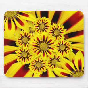 Bright Yellow Flowers Mouse Pad