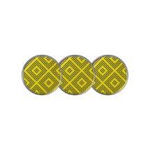 Bright Yellow Golf Ball Marker