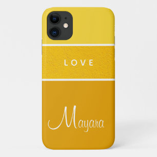 Bright Yellow Gradient Phone Case for Her