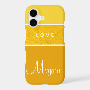 Bright Yellow Gradient Phone Case for Her