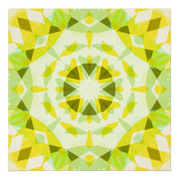 Bright Yellow Green Summer Star Dopamine Decor