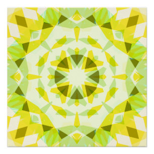 Bright Yellow Green Summer Star Dopamine Decor