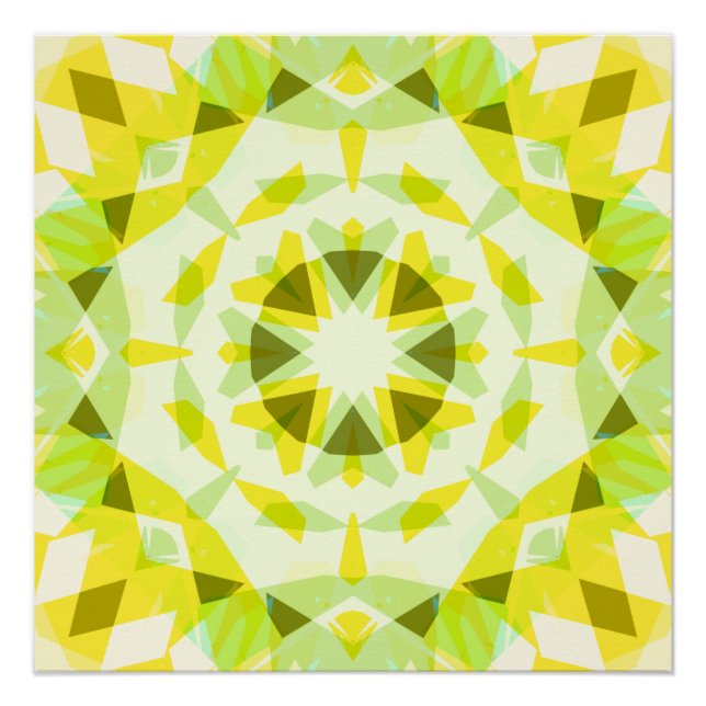 Bright Yellow Green Summer Star Dopamine Decor (Front)